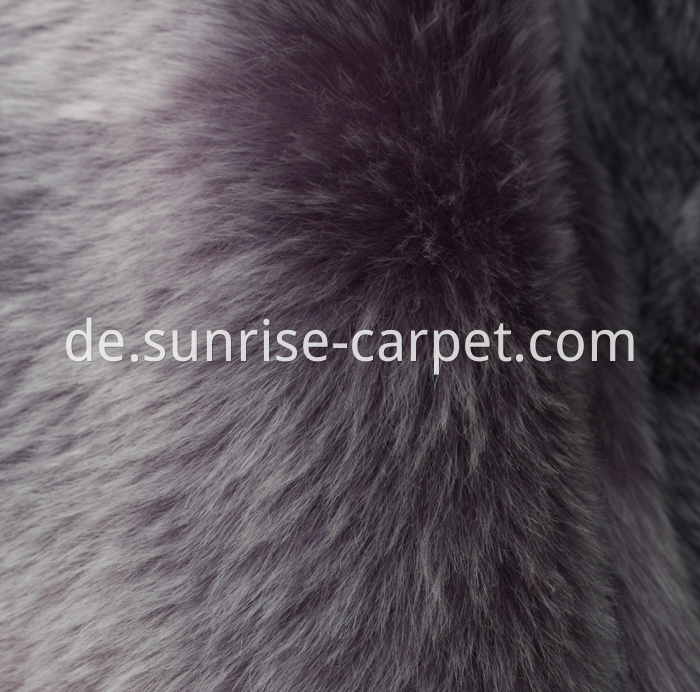 Imitation fur rug